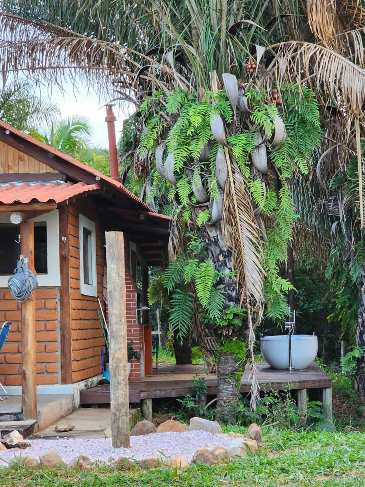 Refúgio Tao Cerrado Chalé Pé de Serra Alto Paraíso de Goiás Exterior foto